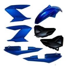 Carenagem Moto Yamaha Fazer 150 2014 2015 Azul Aba Tanque Tampa Rabeta Paralama Modelo Original