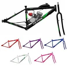 Quadro Com Garfo Aro 29 18 POL Bicicleta Motorizadas MTB Resistente V-Brake UltraBikes