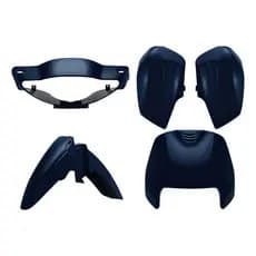 Carenagem Roupa Plástica Dianteira Biz 100 Azul Cruzeiro 2004 2005 Mod Original Bico Capa Paralama