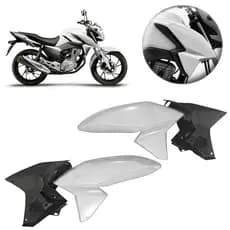 Aba Tanque Complemento Inferior Moto CG Titan 160 2016 Branco Ross 2016 2017 2018