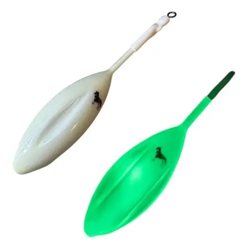 Chumbada Belga Pesca Praia Haste Inox Profissional Glow Plastificada E Pintada Anti Dano