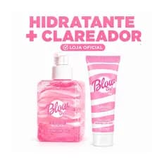 Kit Clareador Axilas Virilha Hidratante Corporal Morango Feminino Blow Girl