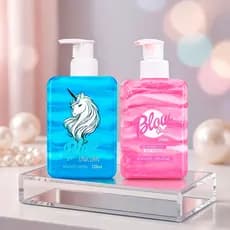 Kit Cuidado Diário Hidratante Corporal Iluminador: Unicorn e Morango com Creme Blow Girl