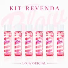 Kit Revenda 6 Unidades Body Splash Blow Girl Refrescante Morango com Creme
