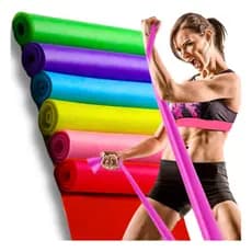 Faixa Elástica Fisioterapia Academia Thera Band Para Exercícios Multifuncionais 1,5 metro Espessura 0.35mm