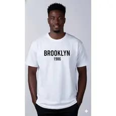 Camiseta Masculina Brooklyn 1986 Algodão Casual