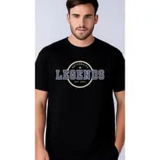 Camiseta Masculina LEGENDS Streetwear | Estampa Urbana Casual Premium