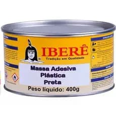 Massa Plástica Preta 400gr- Ibere preto