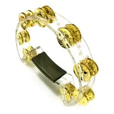 Torelli Tp329 Pandeirola Cristal Platinelas Douradas