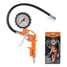 Calibrador De Pneus 1/4 Pneumático Com Medidor Sparta 250psi