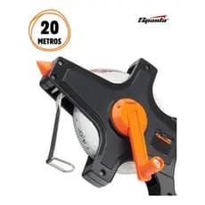 Trena Longa Fita 20m Fibra De Vidro Sparta Profissional Pvc