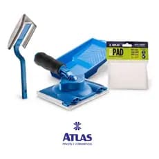 Kit Pad Pintura Recorte Atlas Canto Acabamento 4 Peças Atlas