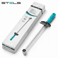Torquímetro Vareta 300 Nm Estalo Stels 1/2pol Profissional Azul-turquesa