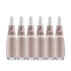 KIT 6 ESMALTE IMPALA NUDE CLÁSSICO QUERIDINHOS DA MANICURE