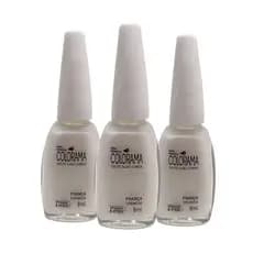 KIT 3 ESMALTE COLORAMA FRANÇA CLÁSSICOS DA MANICURE