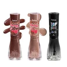 Kit 3 Dailus Pudim de Chocolate + Mocha Mousse + Top Glass Efeito Gel