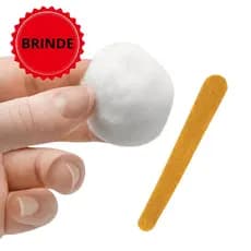 Kit Para Brinde Algodão + Mini Lixa