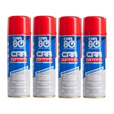 4 Unidades Limpa Contato Elétrico Eletrônico Spray Uso Geral Car80 300ml