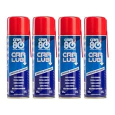 Kit 4 Desengripante Antiferrugem Lubrificante Multiuso Carlub 300ml Car80