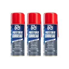 Kit 3 Protetor de Correias Spray Anti-Deslizante Car80