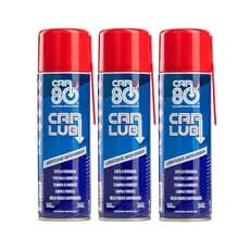 Kit 3 Desengripante Antiferrugem Lubrificante Multiuso Carlub 300ml Car80