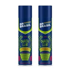 Kit 2 Lubrificante Graxa Spray Para Corrente Moto 300ml Chain Lub