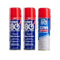 Kit Car80 2 Descarbonizantes + 1 Limpa Contato