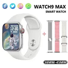 2025 Smartwatch WATCH9 MINI 38mm Original Relógio esportivo com tela HD de 2,19” Lembrete de mensagem de voz e chamada