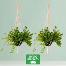 Suporte de planta... macramê  feito a mão...q 80 cm decoração boho para vasos produto artesanal QQ