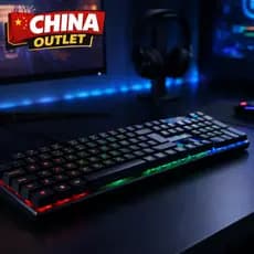 Teclado p/Jogos Lehmox Ley-2087 RGB Cabo USB Teclado Gamer Profissional