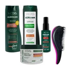 Kit Guanxuma Shampoo Condicionador Tônico Máscara - Vedis