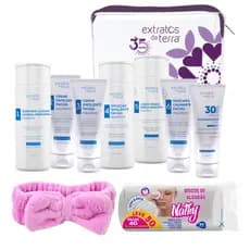 Kit Limpeza De Pele Estudante Completo Extratos Da Terra