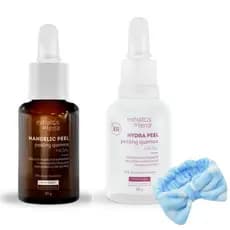 Kit Peeling Hidratante Hydra Peel + Rejuvenescedor Mandelic Peel - Extratos Da Terra