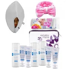 Kit Limpeza De Pele Completo Mini Mascara 110v Extratos Da Terra