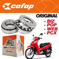 Caixa De Direção Esférica Original Cofap Hond Biz Pop 100 110 125 PCX Shineray Kasinski Traxx