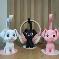 Suporte para Fone de ouvidos Cachorrinho - Headset - Modelo compatível com Headset