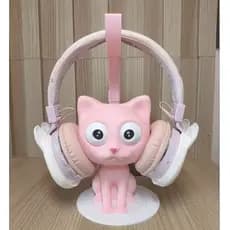 Suporte para Fones de ouvidos - Gatinho - Compatível com Modelo Headset