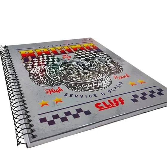 Caderno 10 Matérias Cliff 160 Fls Capa Dura Universitário