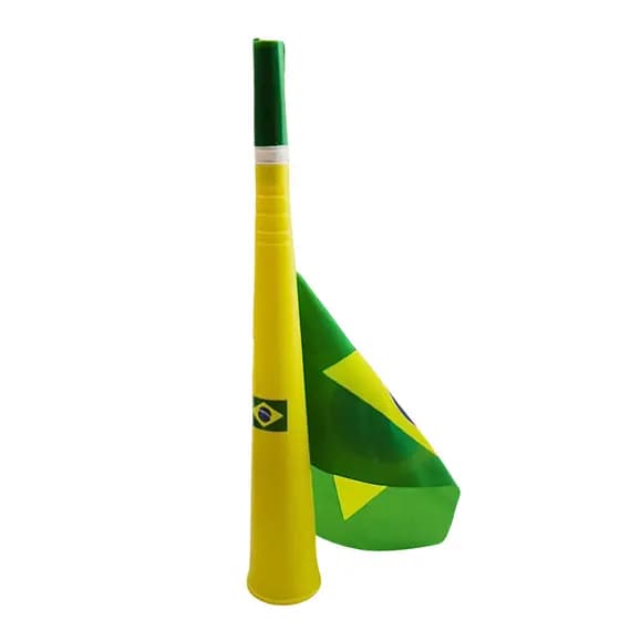 Corneta Brasil Com Bandeira Copa Do Mundo Envio Imediato