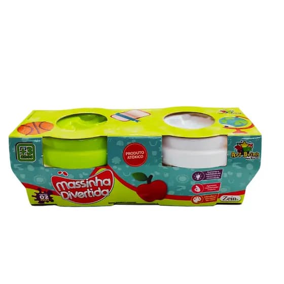 Massinha Pula Pula 2 Potes 25g Original Pronta Entrega