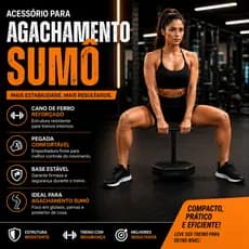 Anilha para Agachamento Sumô / Peso Integrado Treino de Glúteos e Pernas - 5kg / 10kg