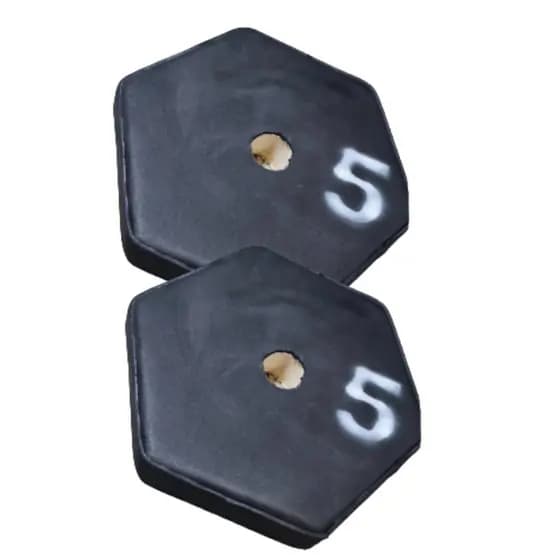 2 x 5kg Anilha com Revestimento  / 4 x 5kg Anilhas  - A PRONTA ENTREGA  -  PROMOÇÃO TEMPORÁRIA
