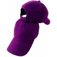 Boné Roxo Violeta Liso Sarja Tecido Sem Detalhes Bordar Basico
