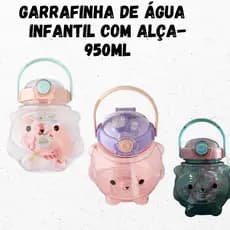 Garrafa de urso infantil com alça 950ml