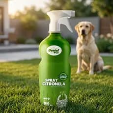 Spray Citronela 760ml Natural Para Cães, Gatos, Cavalos e Bovinos Não Mancha, Higieniza e Pode Usar Todo Dia