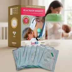 Kit Relactação Com 10 Sondas E Frasco Ideal Para Evitar Desmame Precoce E Estimular O Aleitamento Materno