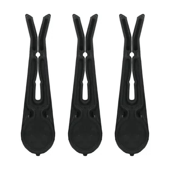 Kit 120 Prendedores Preto Roupa Grande Varal Pregador Roupa Reforçado Plástico Atacado Resistente