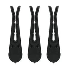 Kit 120 Prendedores Preto Roupa Grande Varal Pregador Roupa Reforçado Plástico Atacado Resistente