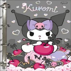 Caderno Argolado 175X242 80 Folhas Kuromi – 1 Unidade