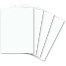 Cartolina Escolar Branca 140g 500x600mm - Pacote com 100 Unidades